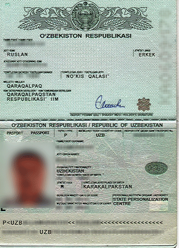 perevod passporta uzbekistana